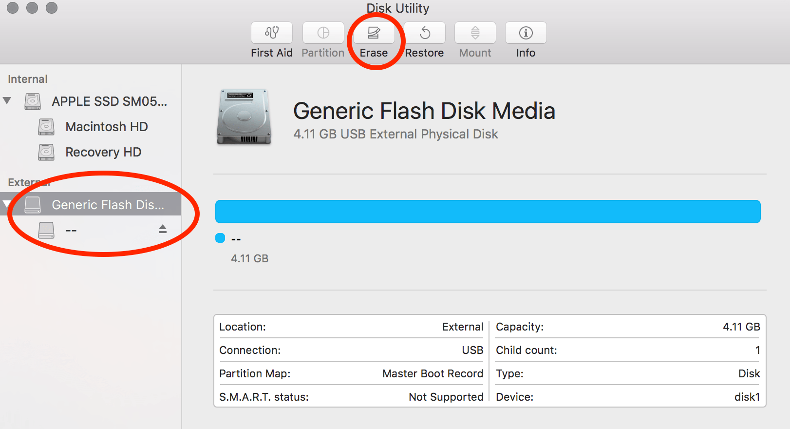 fornat usb stick drive to be a boot disk for mac osx